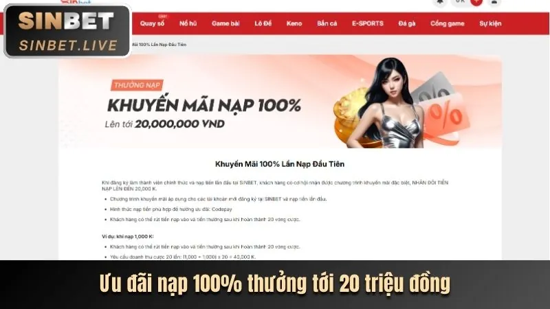 Khuyến mãi nạp tiền mỗi ngày tại 68bet